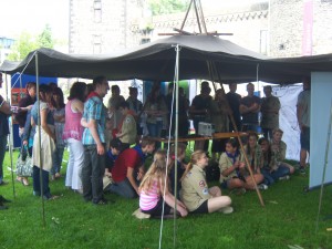 Präsentation des Flashmob Videos